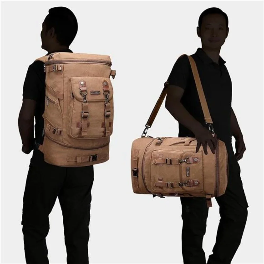 Travel Backpack for Men Women Canvas Backpack Carry on Luggage Rucksack